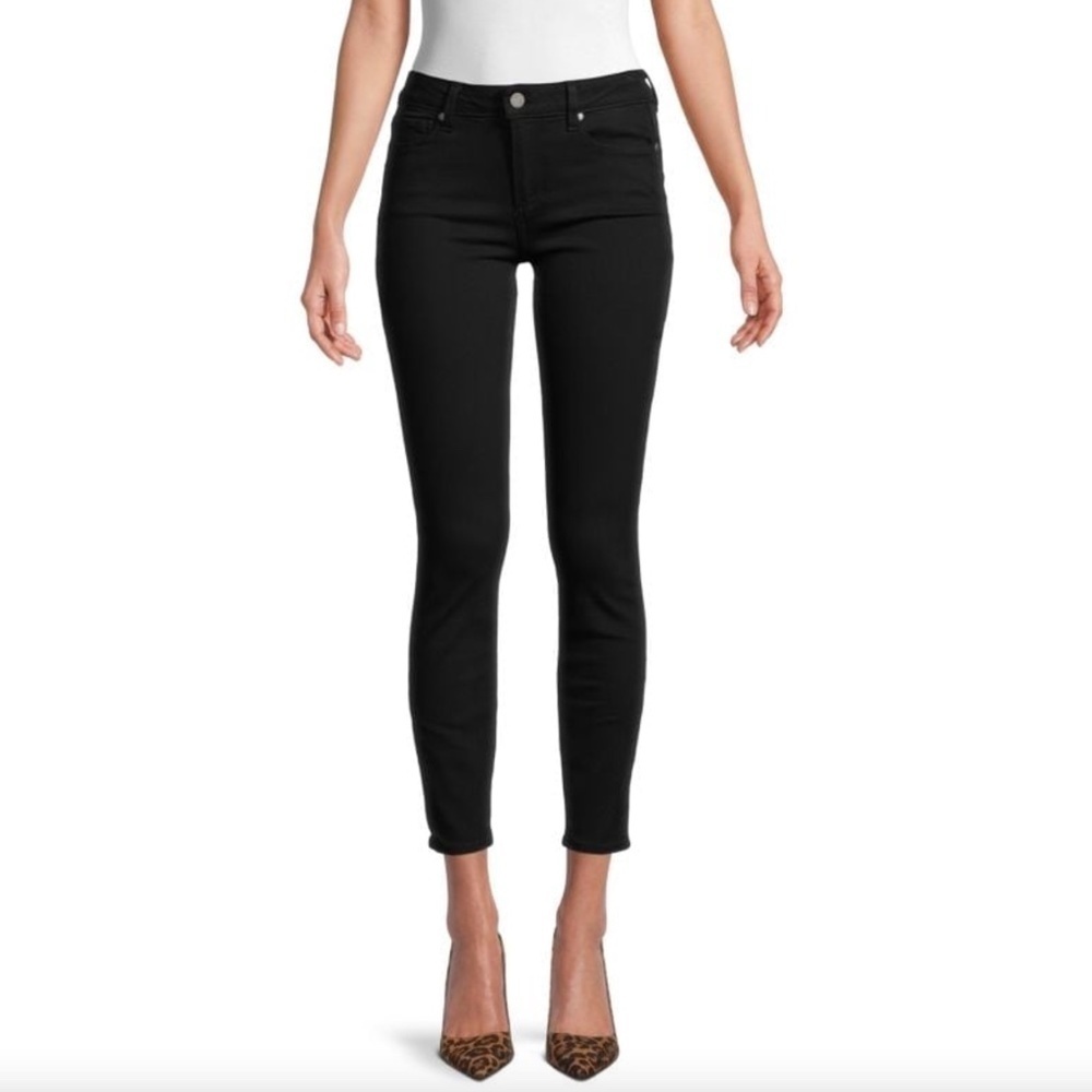 Paige Verdugo Ankle Black Skinny Jeans